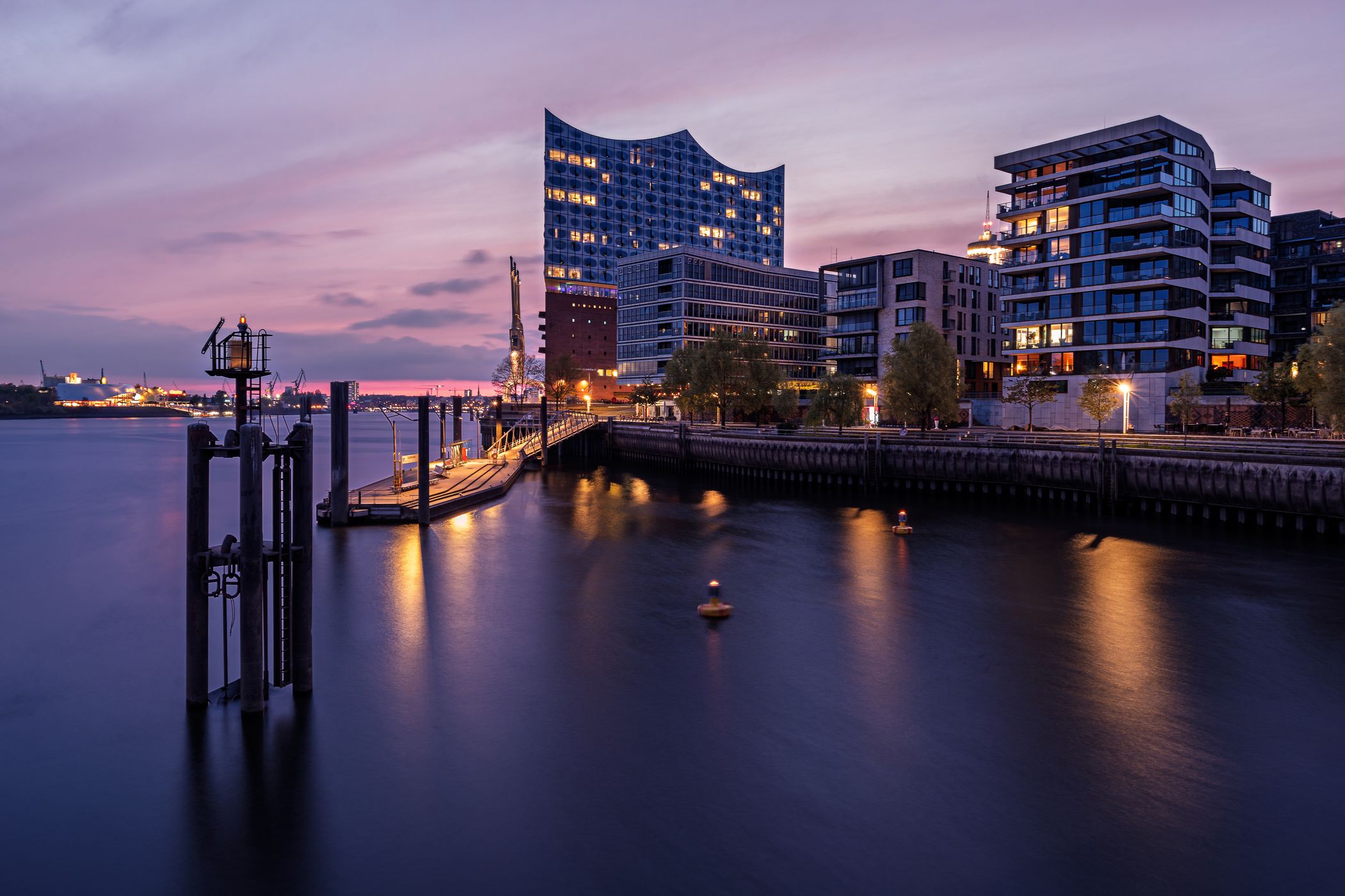 Elbphilharmonie at Sunset, Germany