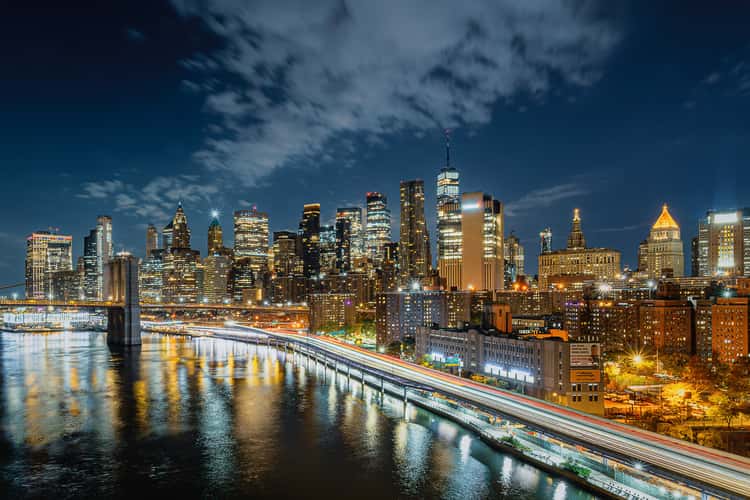 FDR Drive seen from Manhattan Bridge