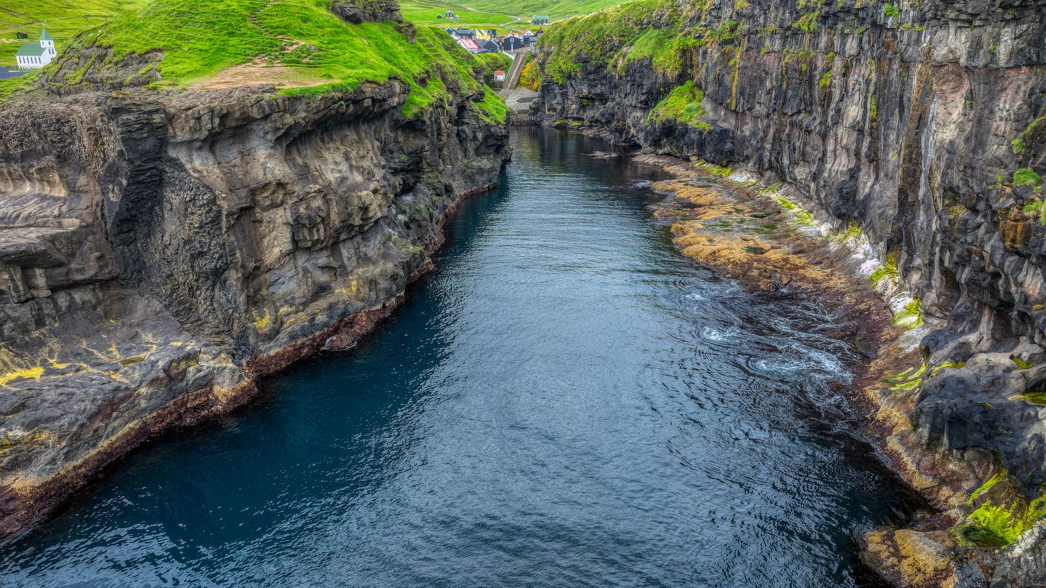 Gjogv, Faroe Island, Faroe Islands