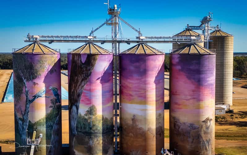 Grain Silos, Thallon, Queensland