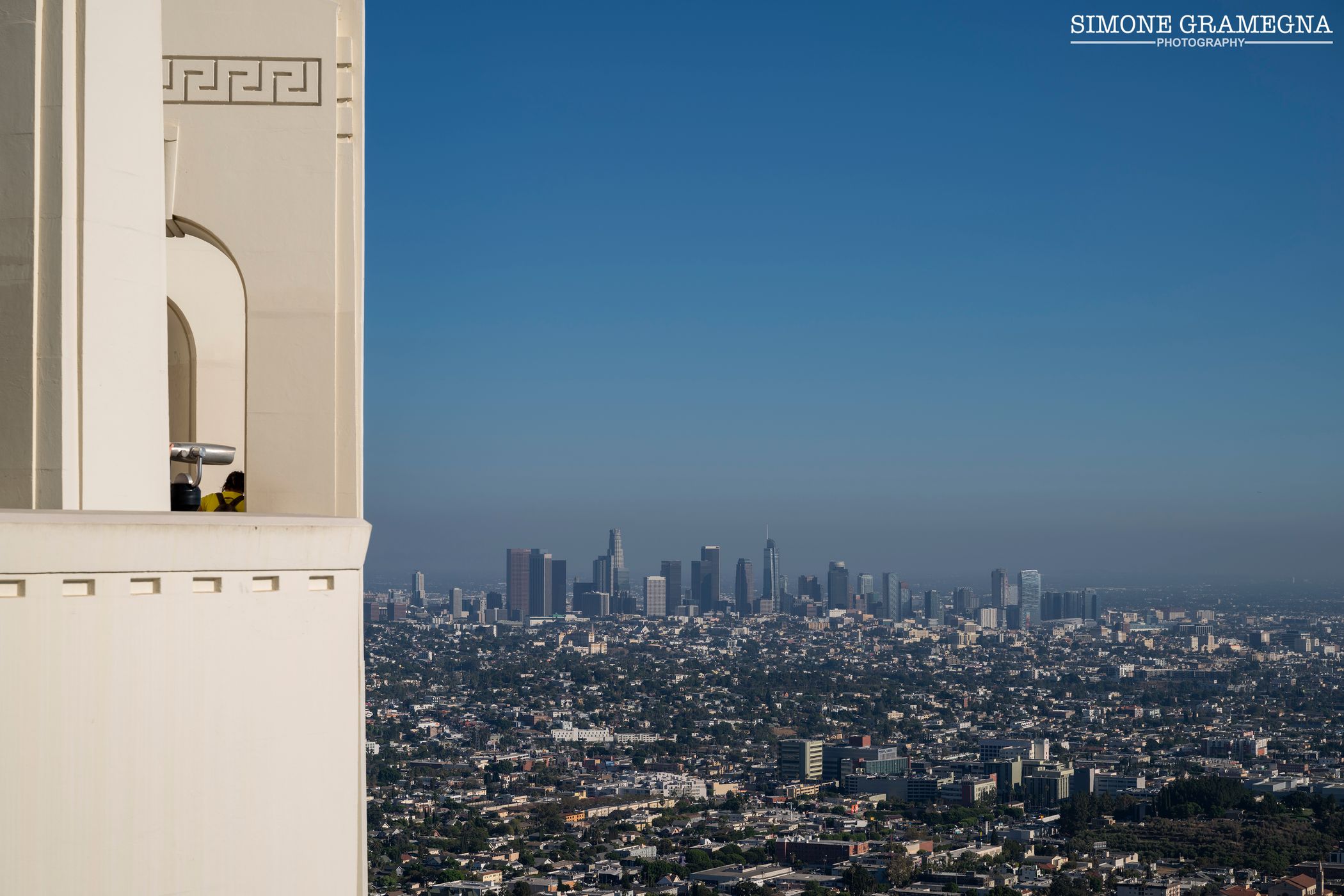 Griffith Observatory View of Los Angeles, USA