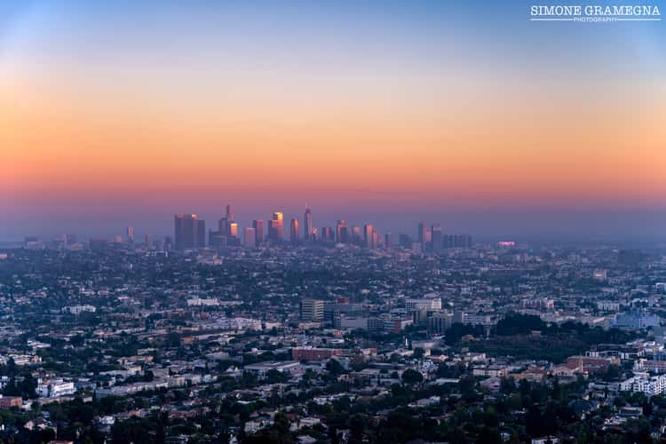Griffith Observatory View of Los Angeles