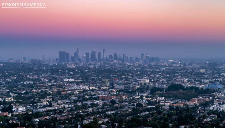 Griffith Observatory View of Los Angeles