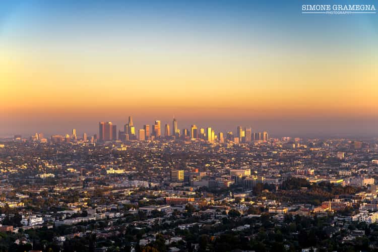 Griffith Observatory View of Los Angeles