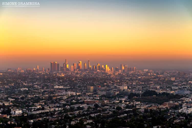 Griffith Observatory View of Los Angeles