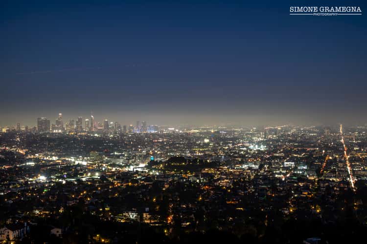 Griffith Observatory View of Los Angeles
