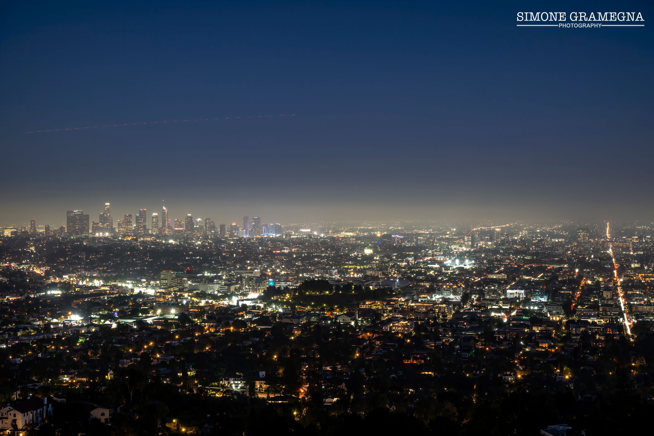 Griffith Observatory View of Los Angeles, USA