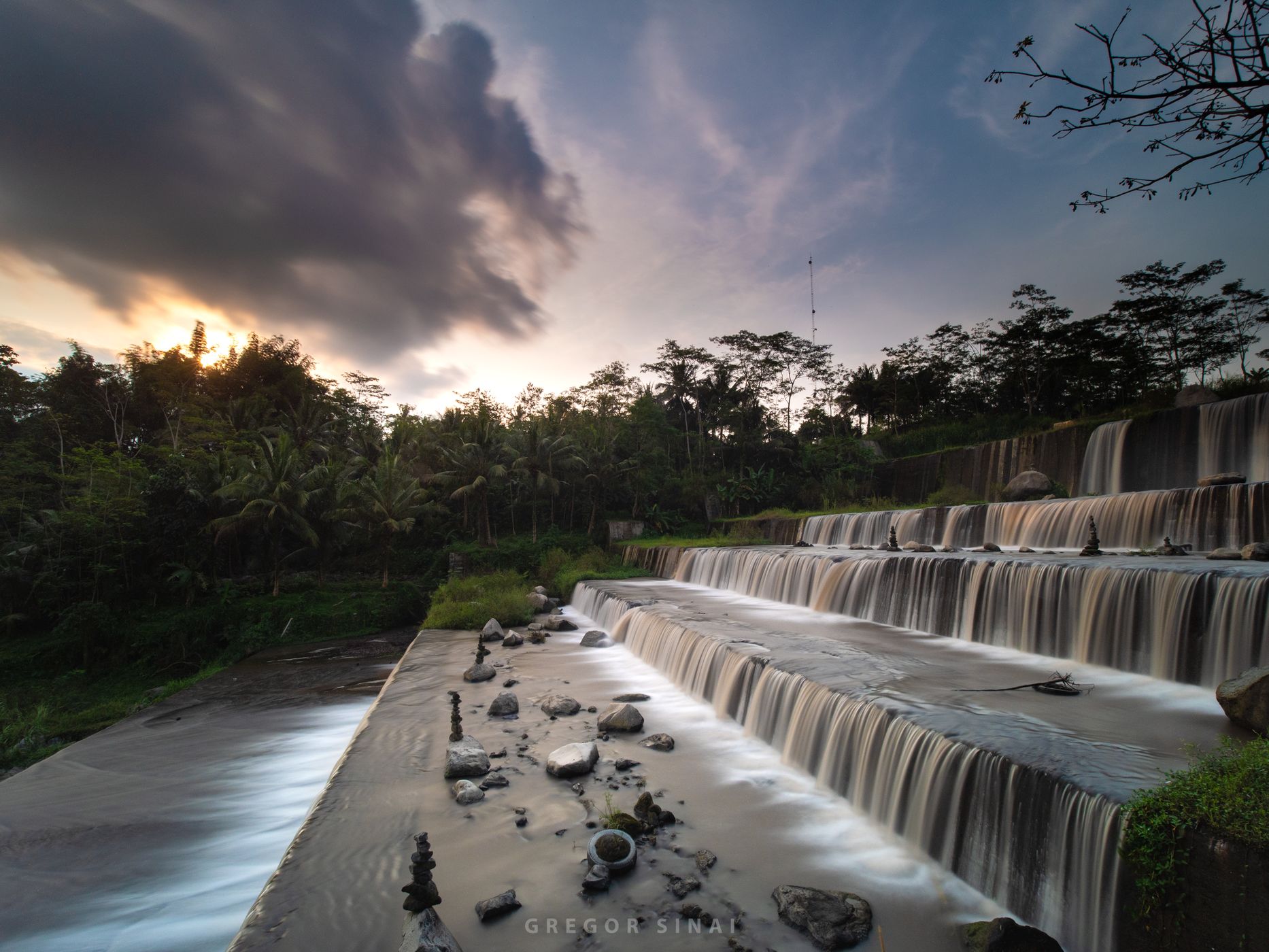 Grojogan Watu Purbu Waterfall, Indonesia