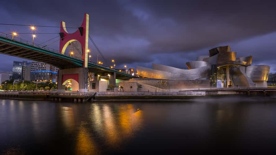 Guggenheim from Nervión River, Bilbao