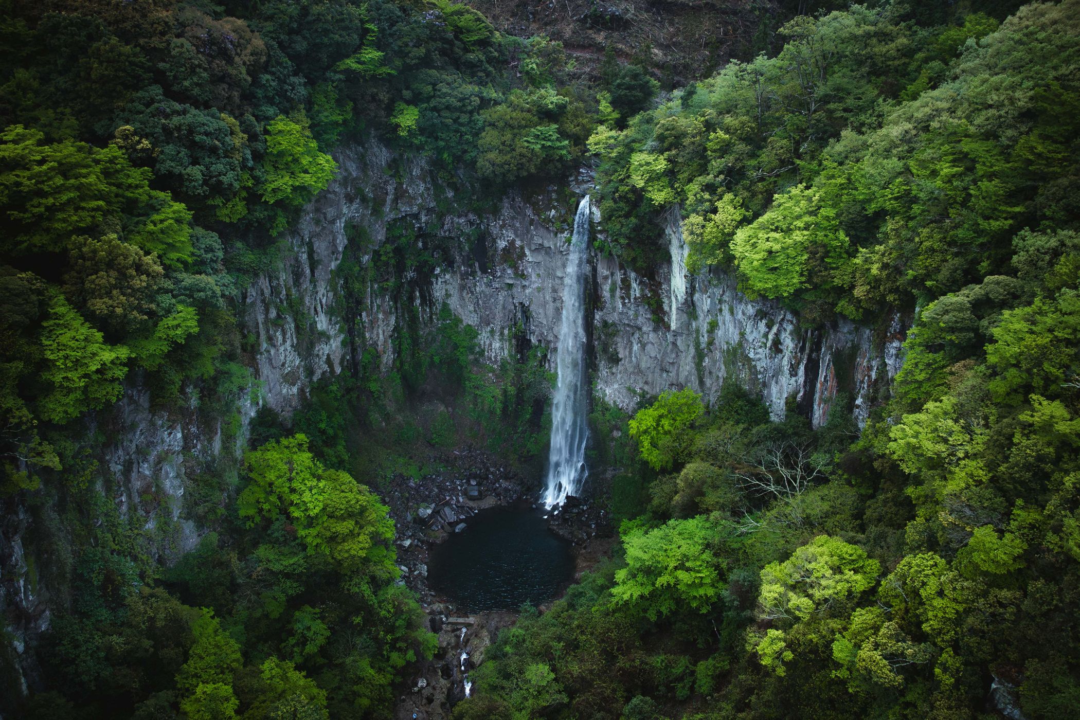 Higashi Siiya Falls near Beppu, Kyushu, Japan
