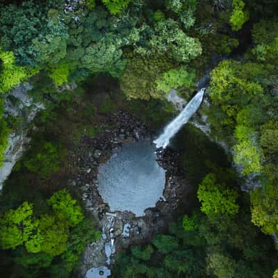 Higashi Siiya Falls near Beppu, Kyushu, Japan