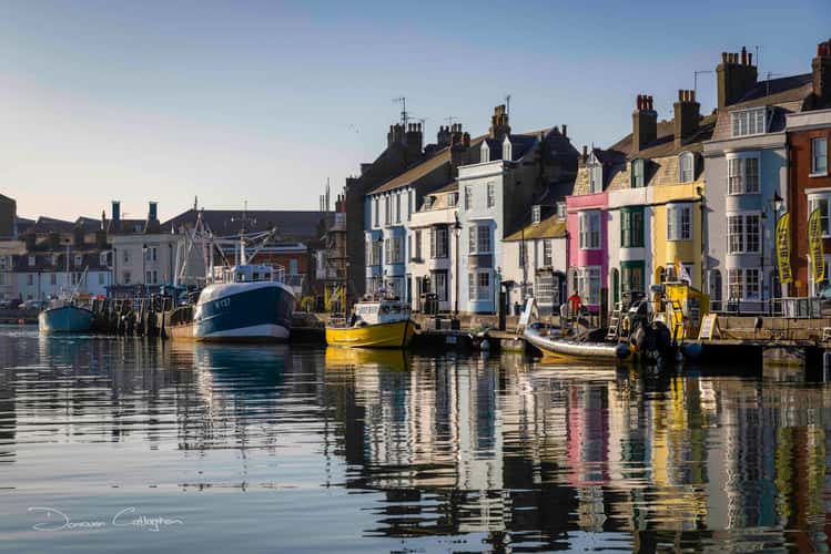 Houses Weymouth Harbour, Weymouth, England