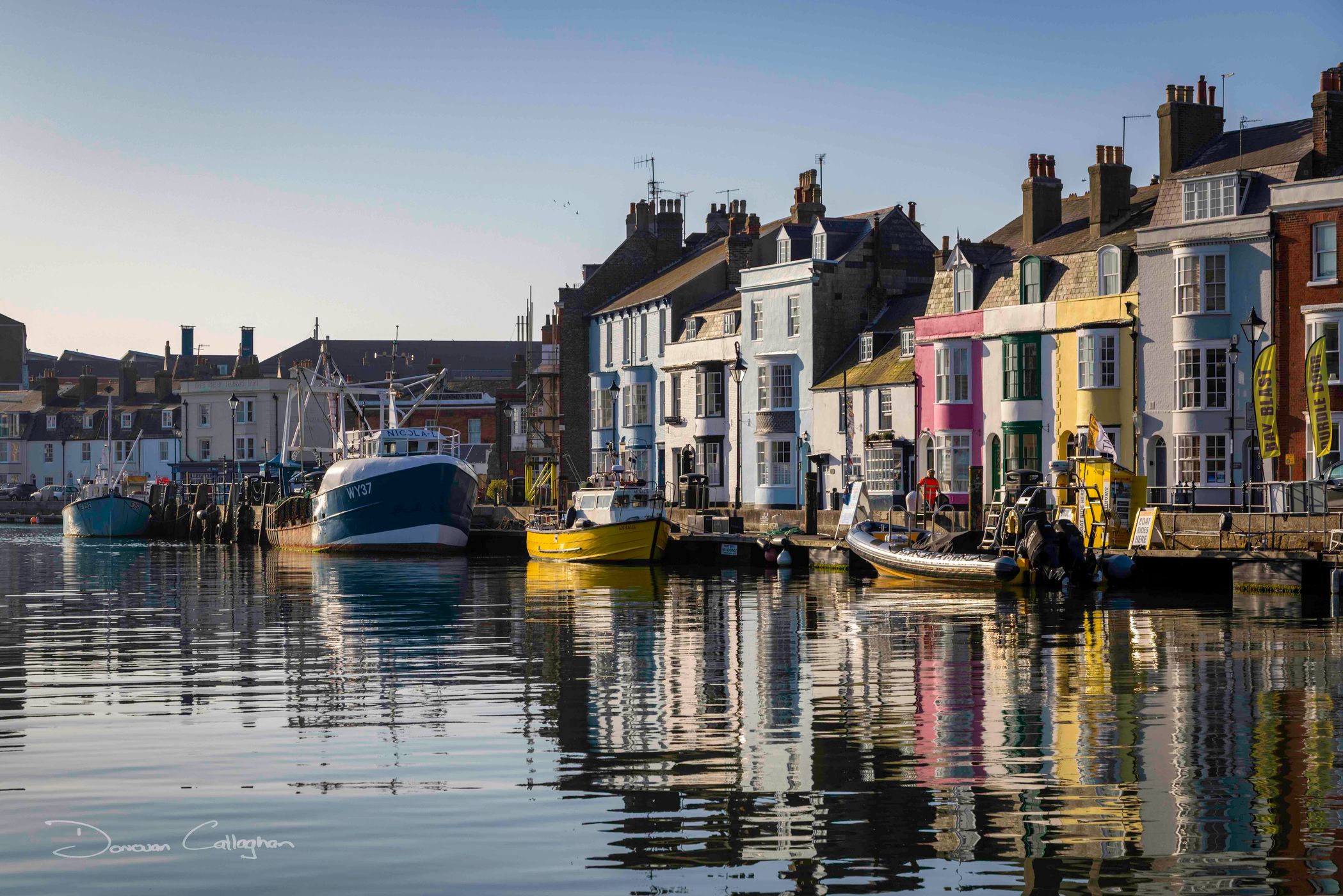 Houses Weymouth Harbour, Weymouth, England, United Kingdom
