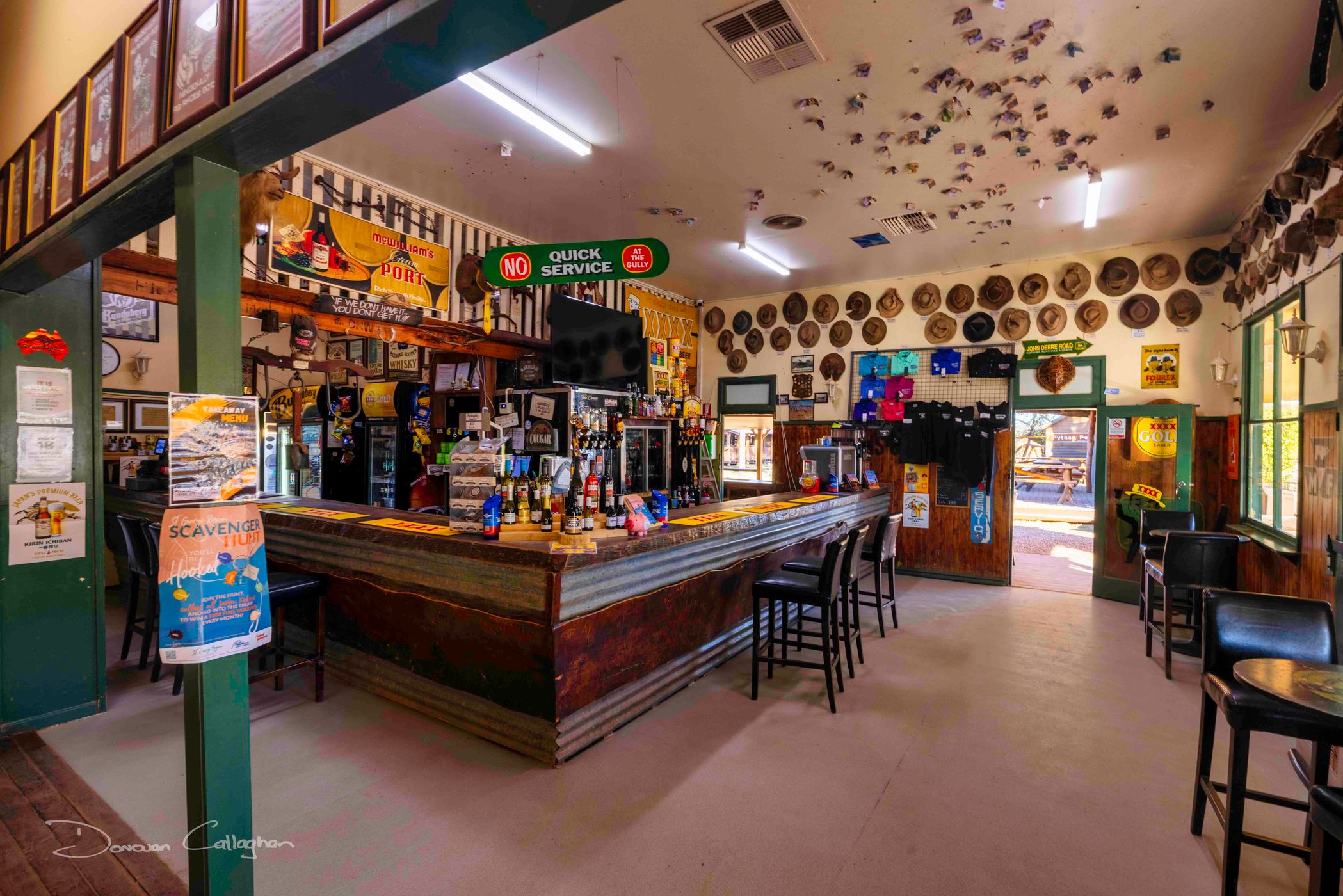In the Bar, Nindigully Pub, Queensland, Australia