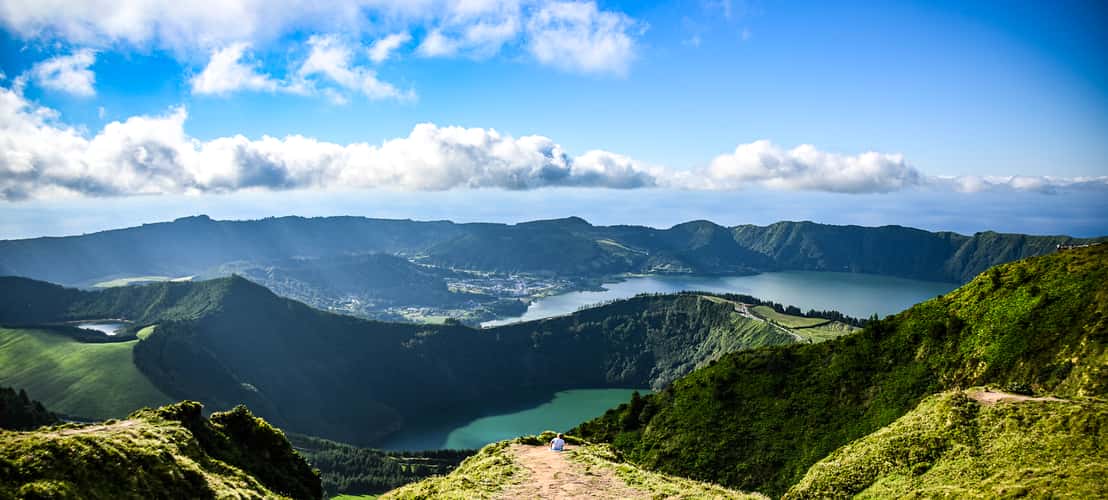 Lagoa das Sete Cidades - Lagoa do Santiago e Lagoa Rasa