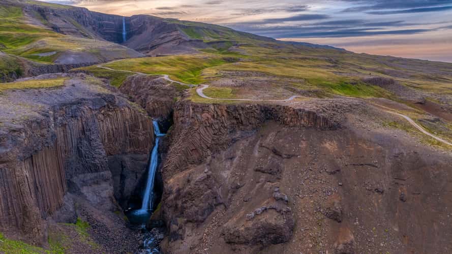 Litlanesfoss in Iceland