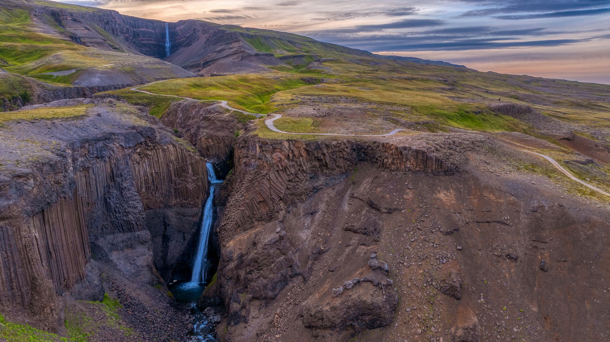 Litlanesfoss in Iceland, Iceland