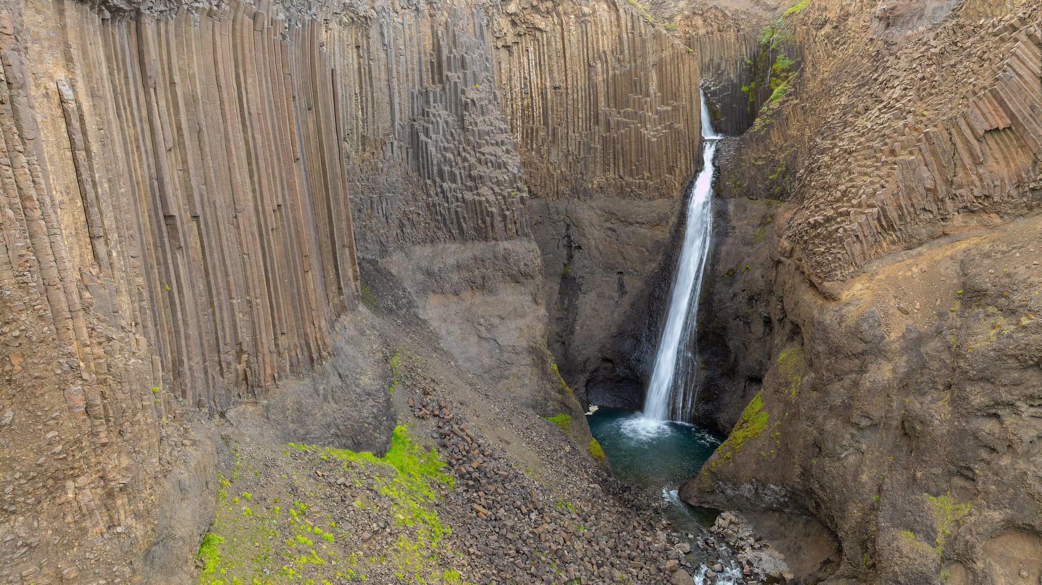 Litlanesfoss in Iceland, Iceland