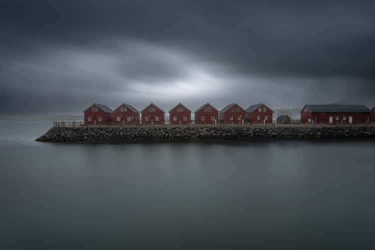 Cabins at Lofoten Base Camp