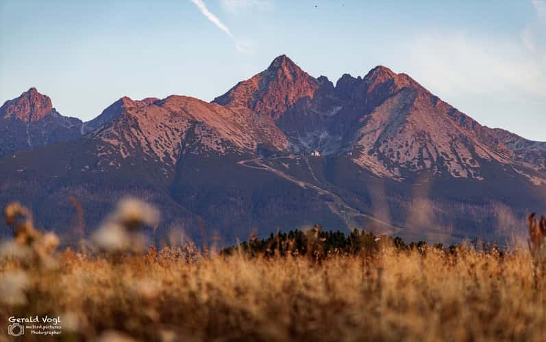 Lomnický peak from Veľká Lomica village