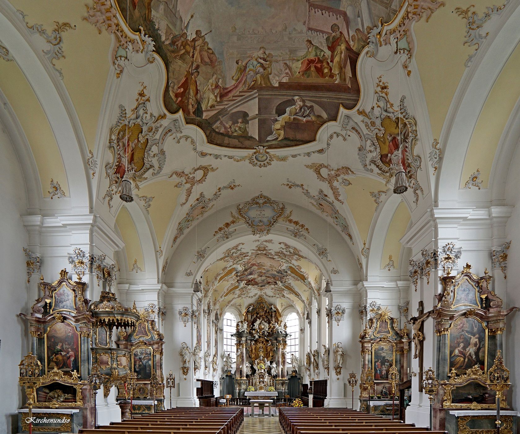 Mariä Himmelfahrt interior, Germany