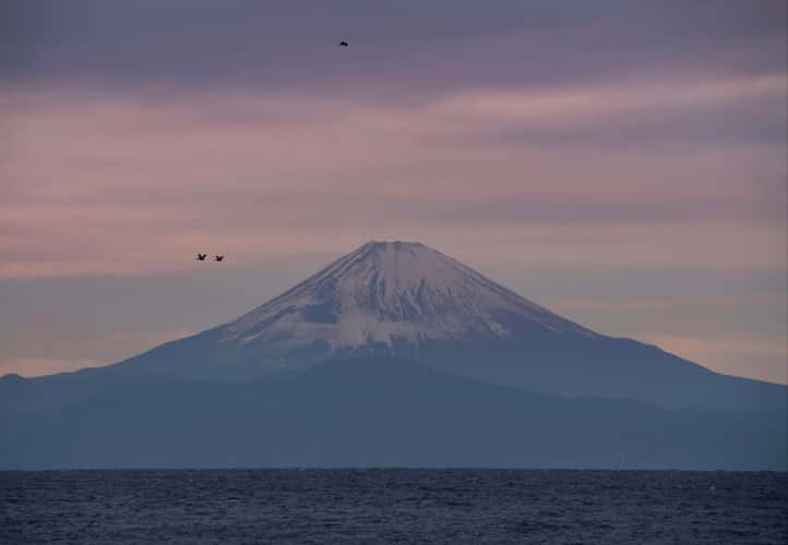 Mount Fuji view from Jogashima