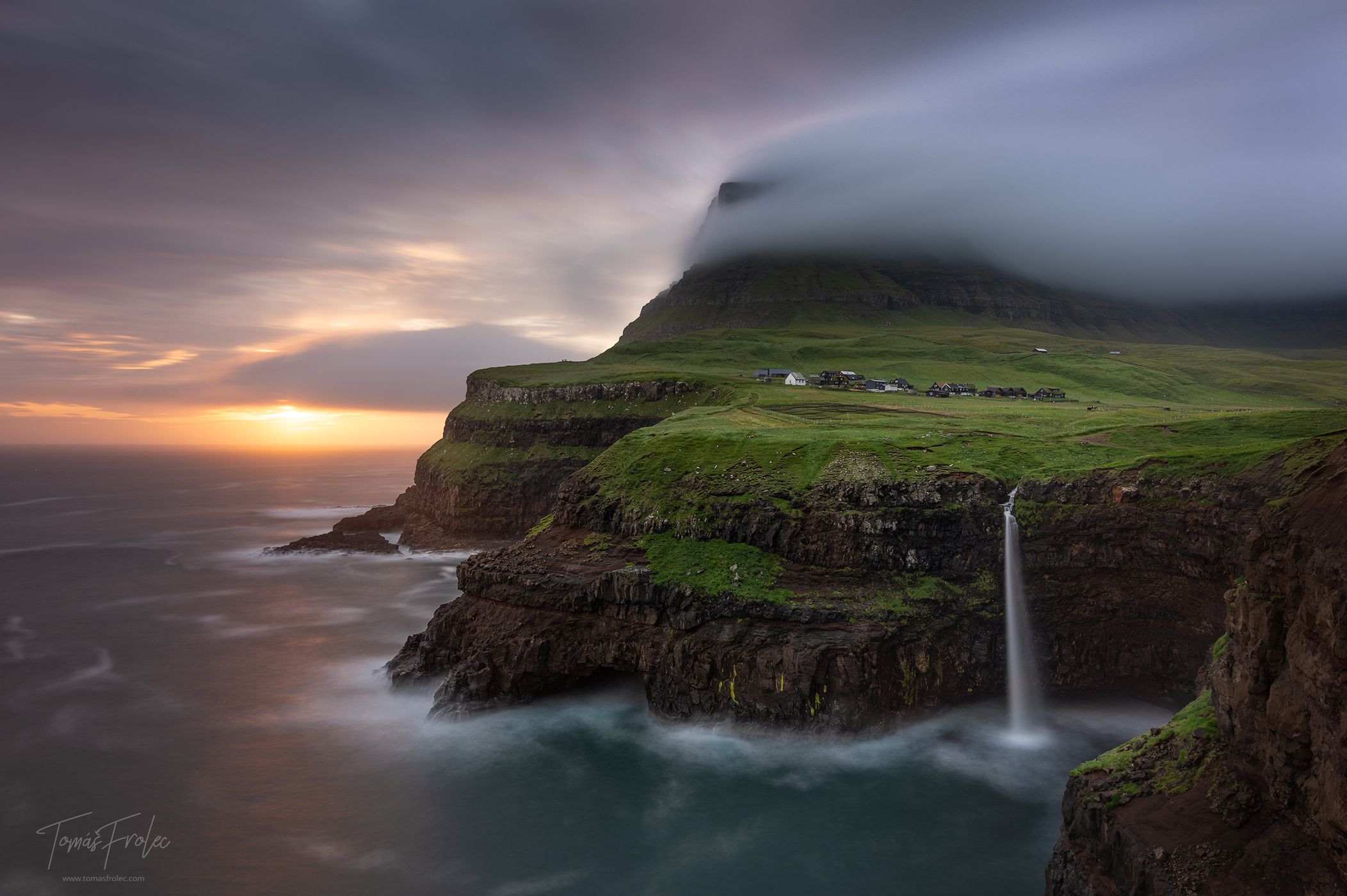 Múlafossur Waterfall, Faroe Islands