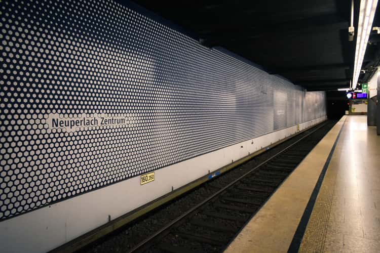 Neuperlach Center Subway Exit, Munich