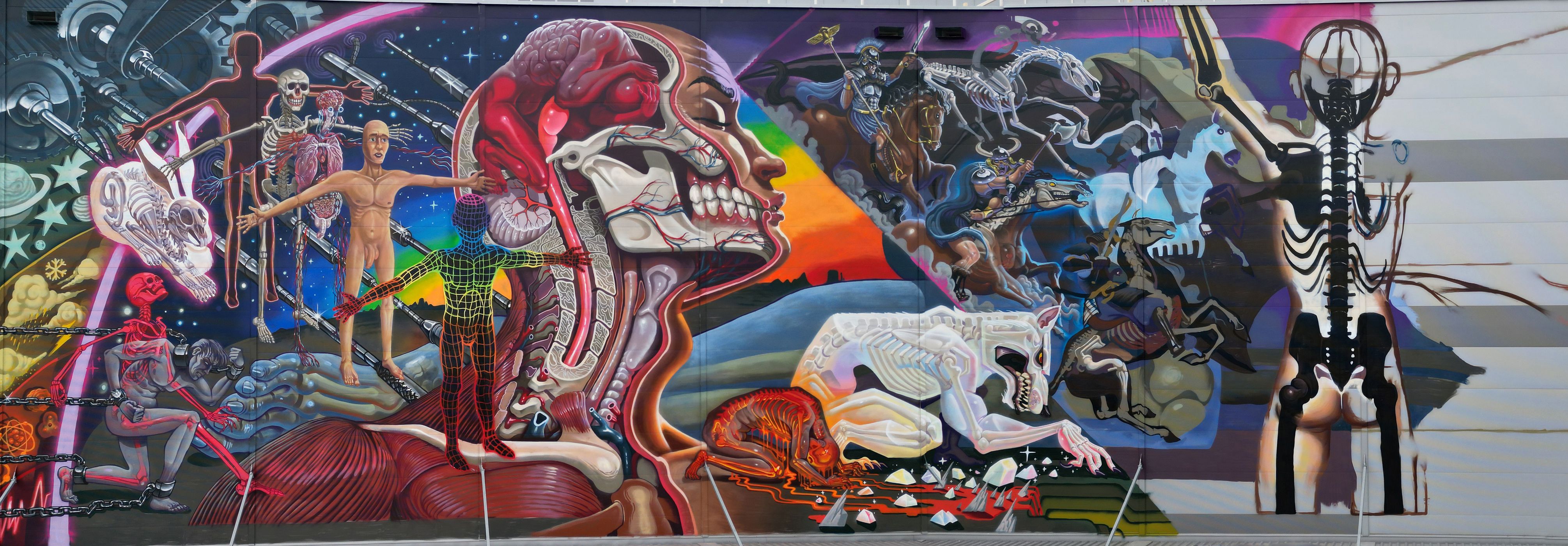 Mural Harbor Linz Hafen, Austria