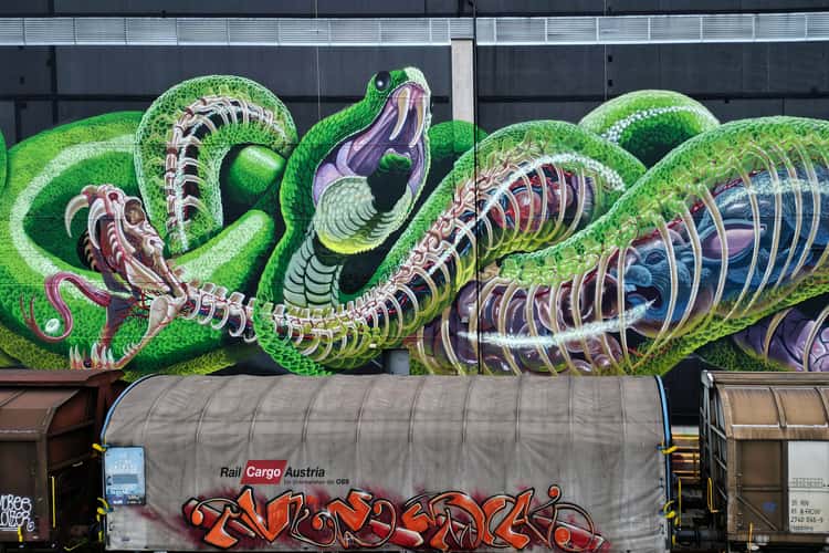 Mural Harbor Linz Hafen