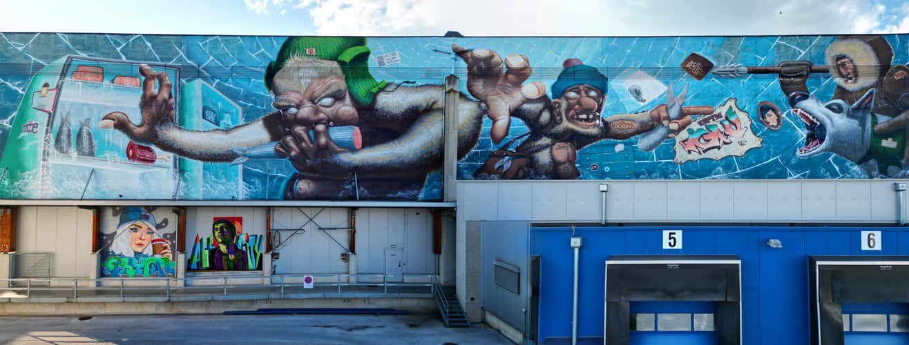 Mural Harbor Linz Hafen