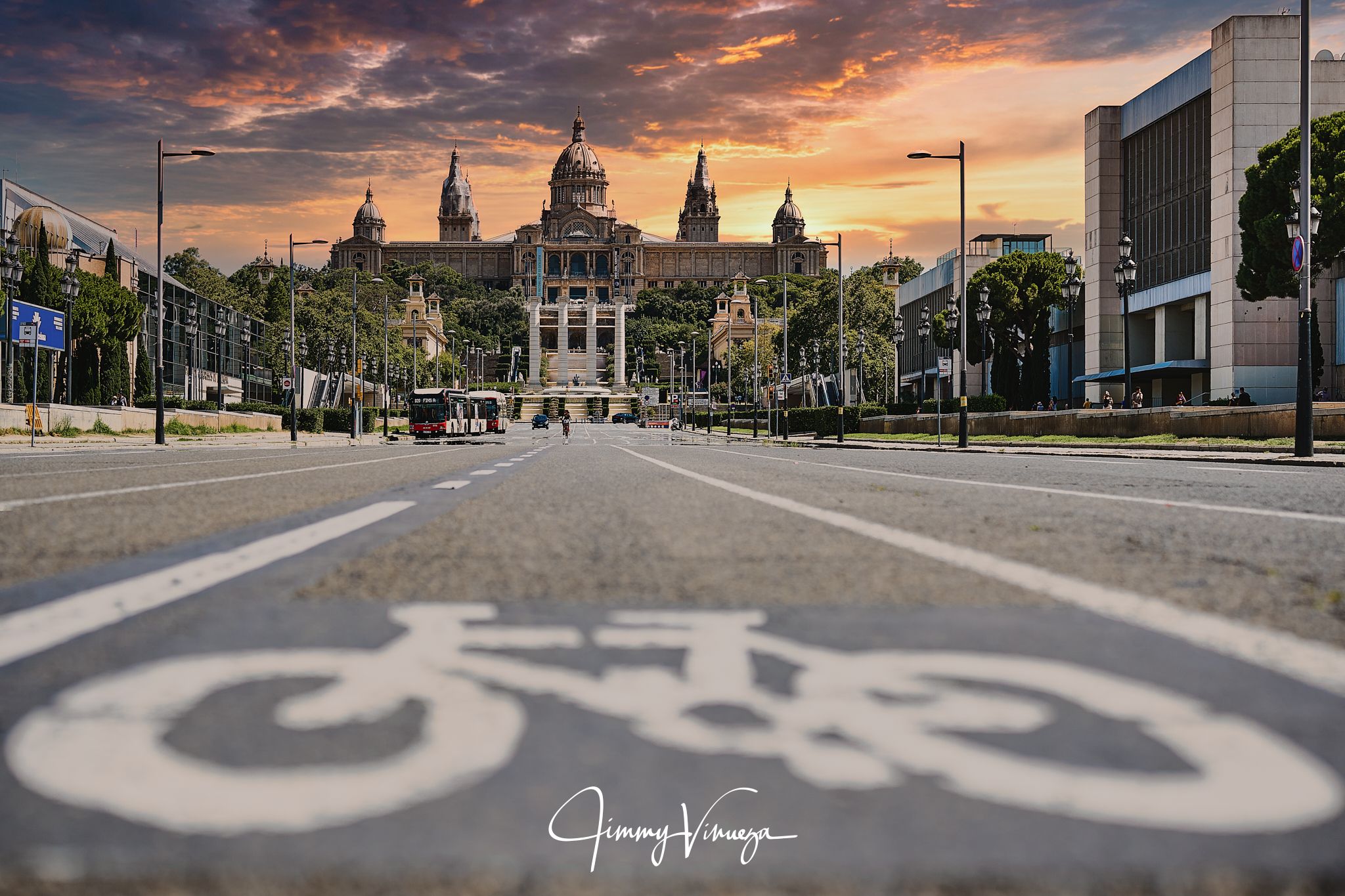 'National Art Museum of Catalonia' from the Spain's Square, Spain