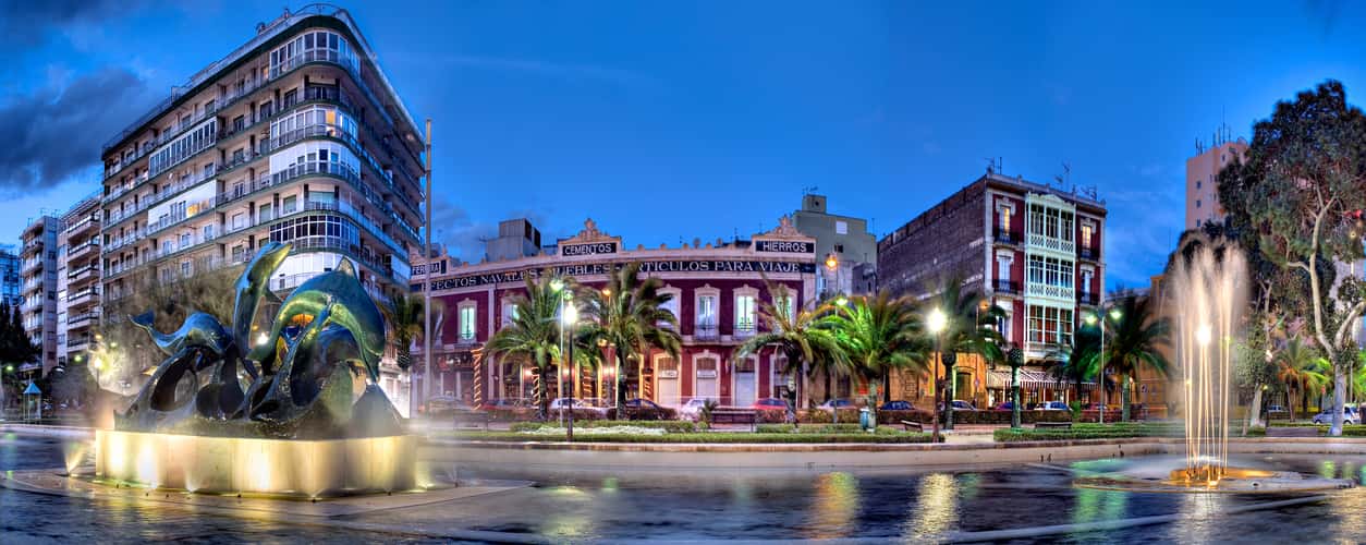 Nicolas Salmeron Park, Dolphin Fountain, Almería