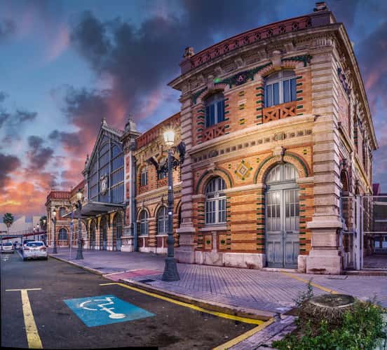 Old railway station, city of Almeria