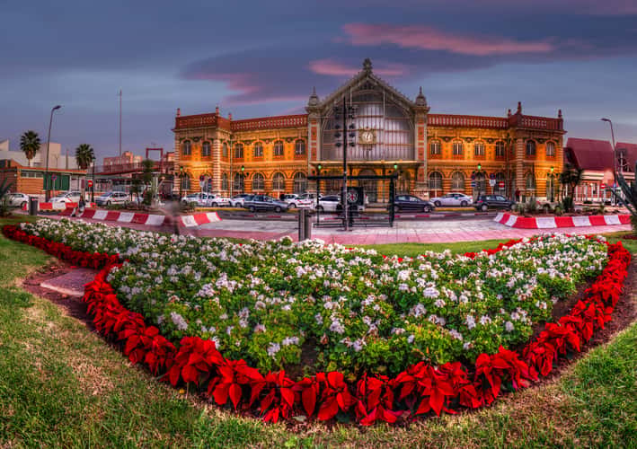 Old railway station, city of Almeria