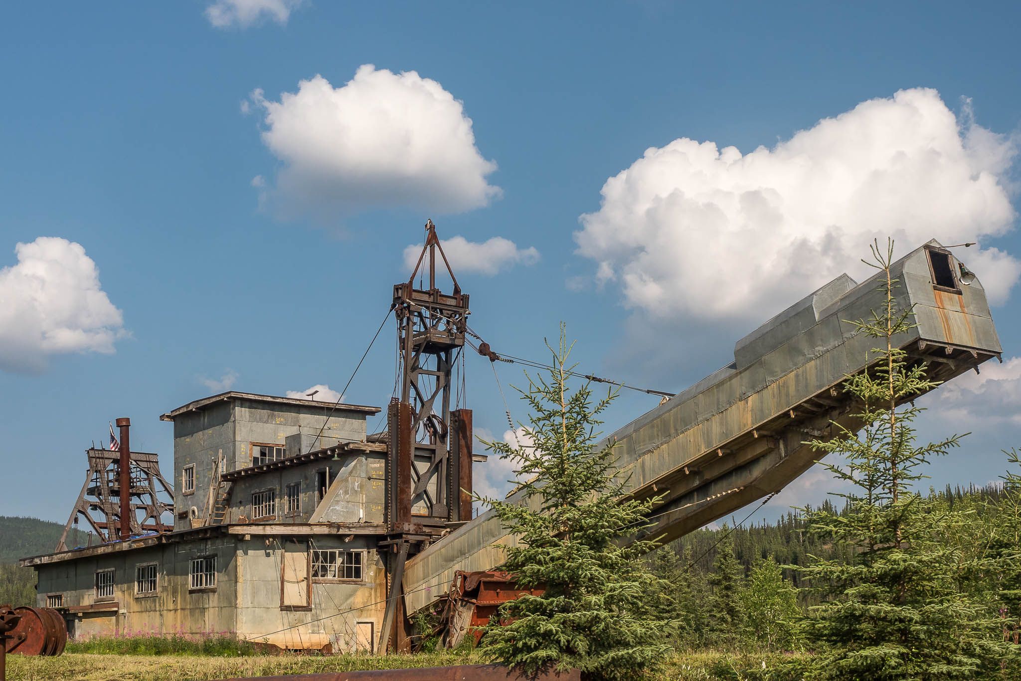 Pedro Gold Dredge at Chicken, USA