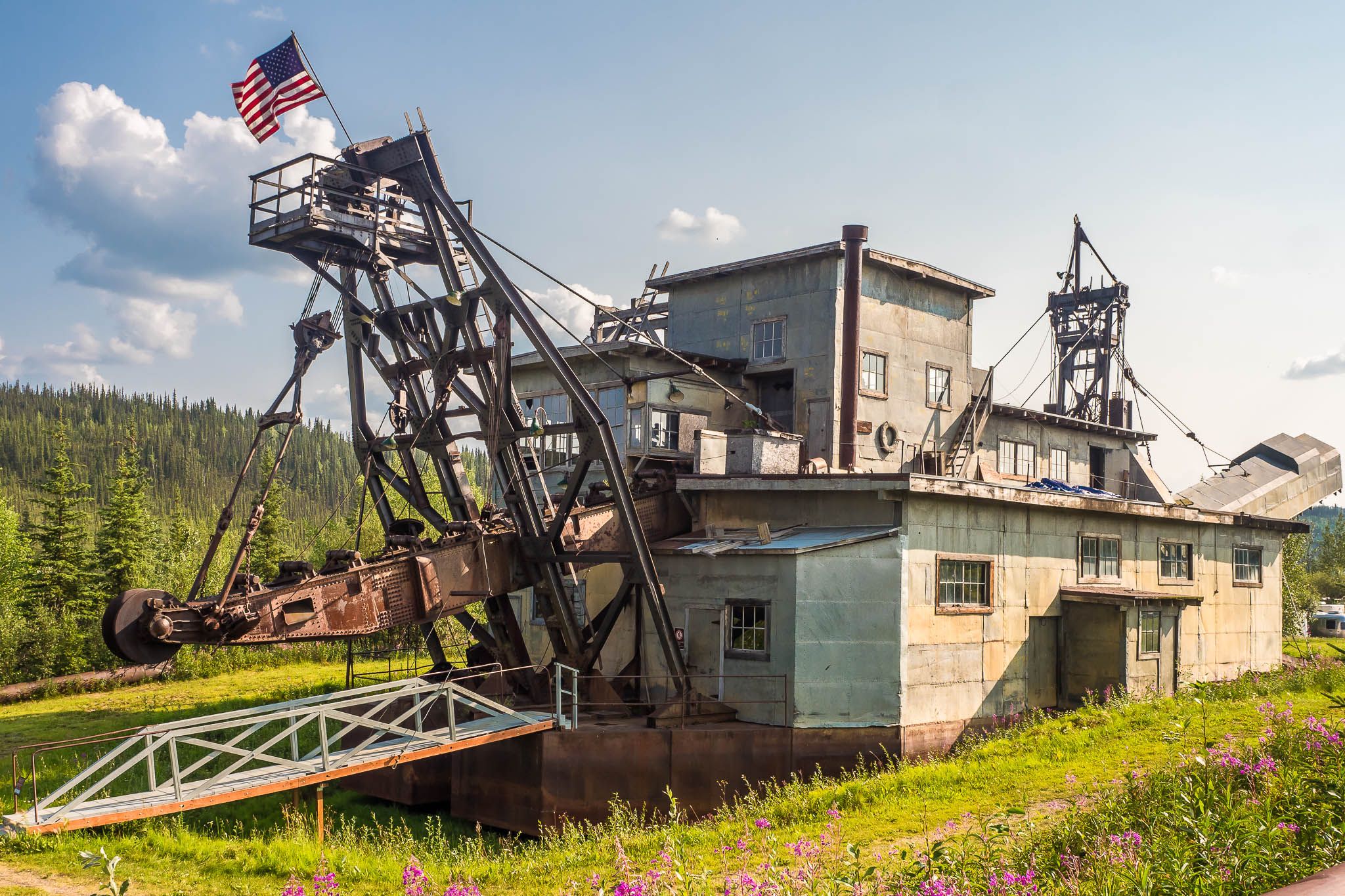 Pedro Gold Dredge at Chicken, USA