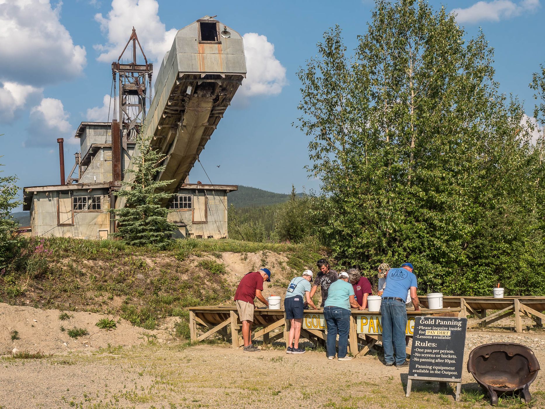 Pedro Gold Dredge at Chicken, USA