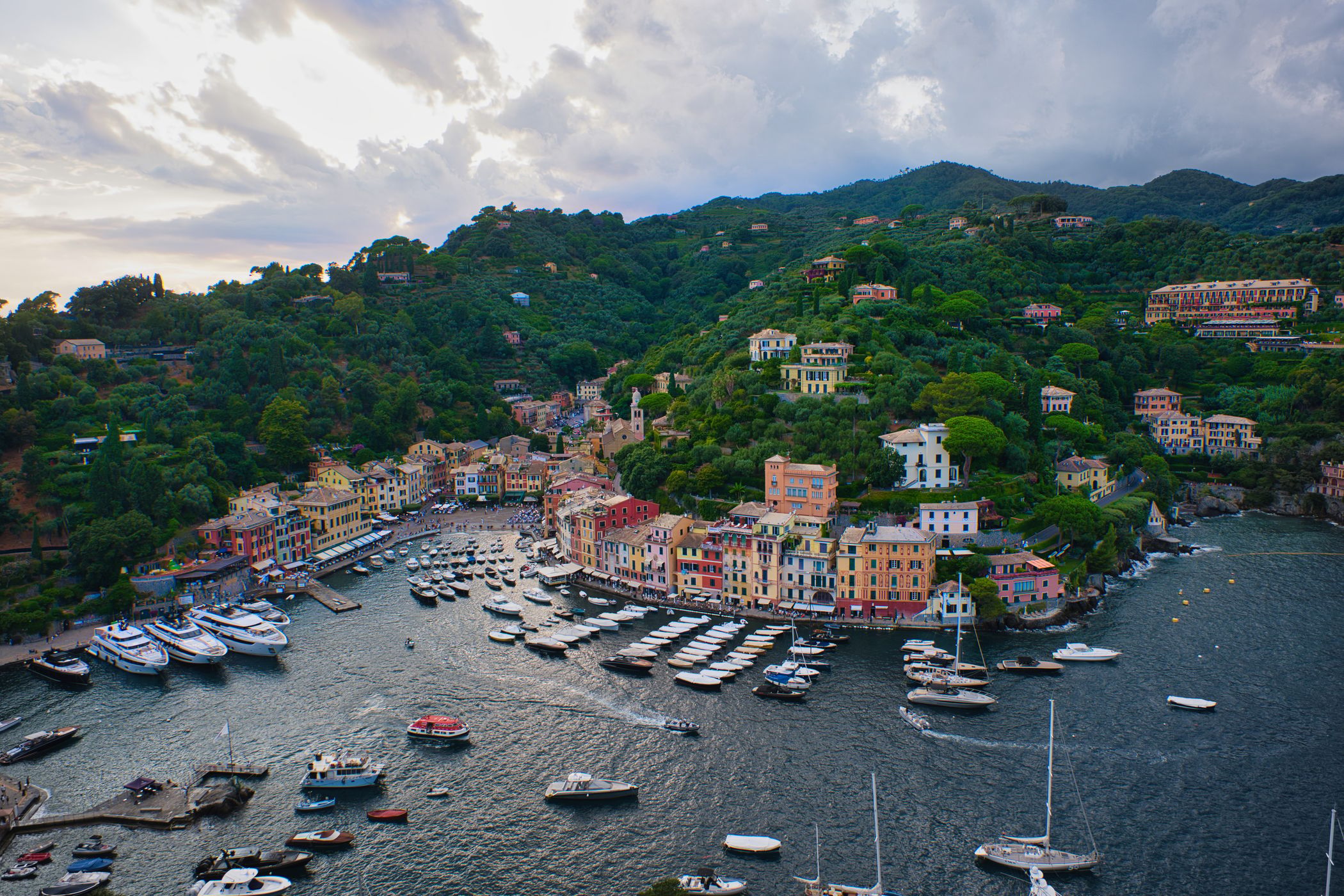 Portofino from Castello Brown, Italy