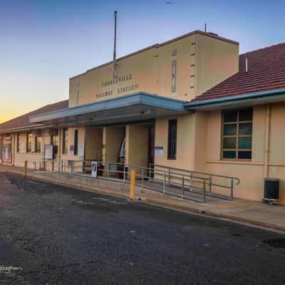 Railway station, Charleville, Outback, Queensland, Australia