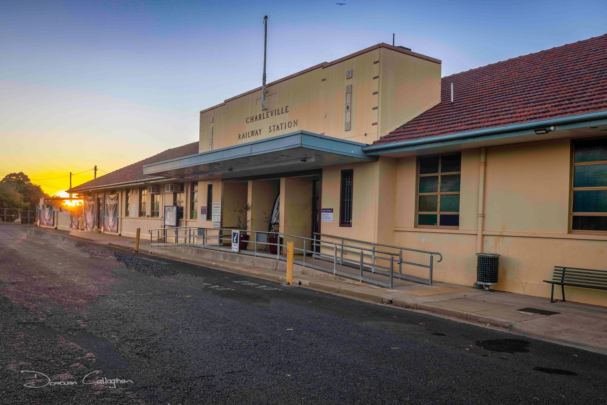 Railway station, Charleville, Outback, Queensland, Australia