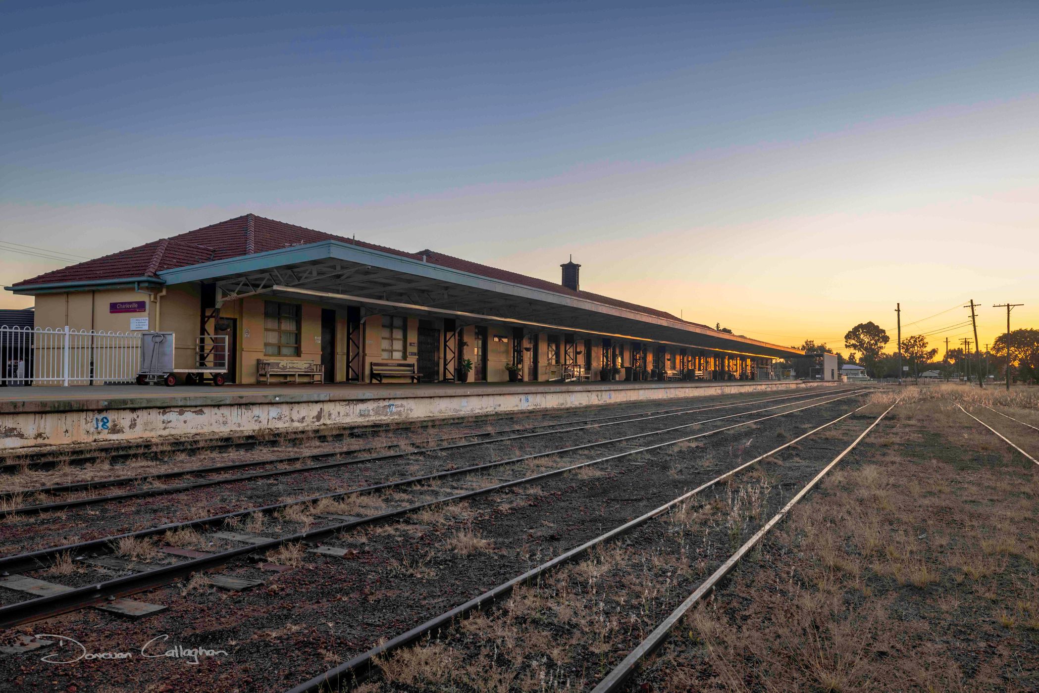Railway station, Charleville, Queensland, Australia