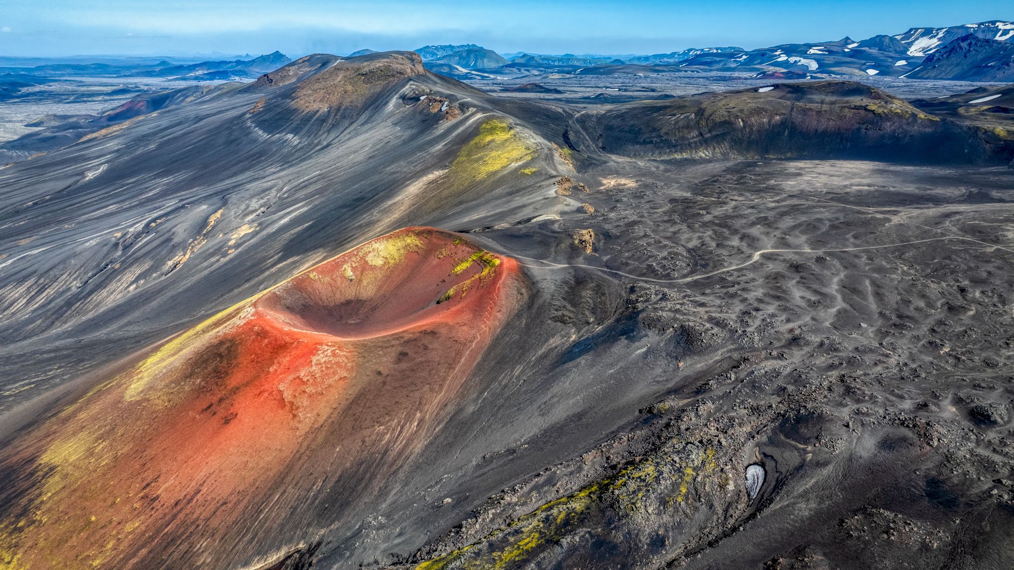 Raudaskál crater, Iceland
