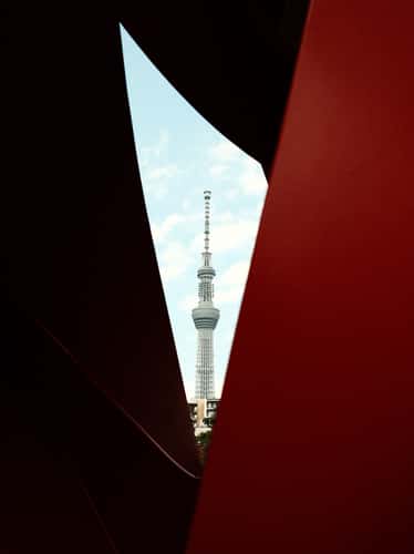 Sculpture framing from Tokyo Skytree, Tokyo