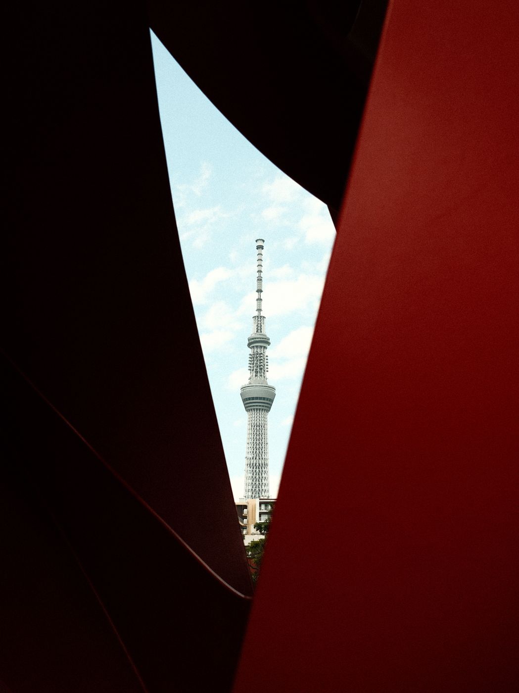 Sculpture framing from Tokyo Skytree, Tokyo, Japan
