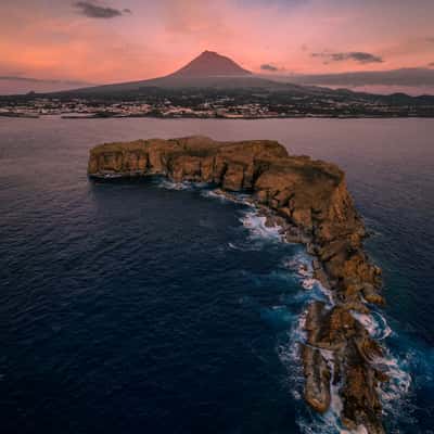 Sea Stacks by Pico Island, Portugal