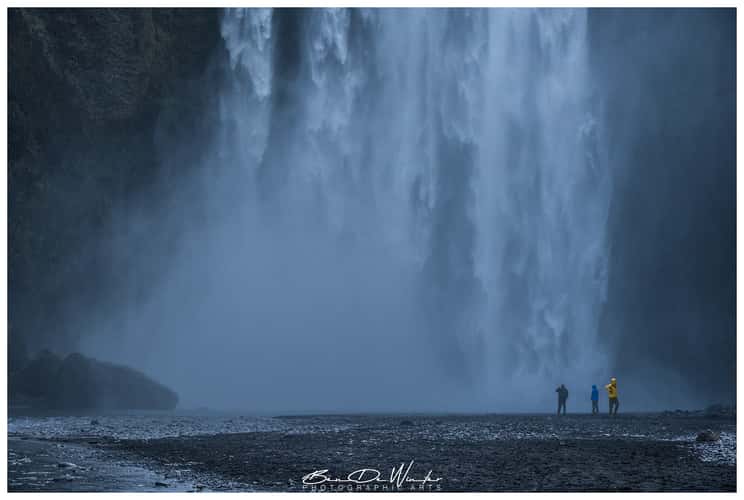 Skogafoss front view