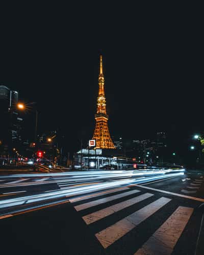 Streets around Tokyo Tower, Tokyo