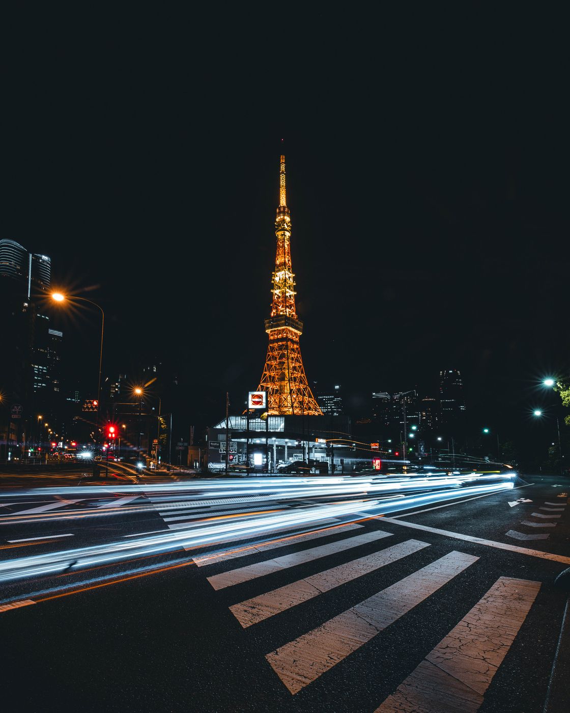 Streets around Tokyo Tower, Tokyo, Japan