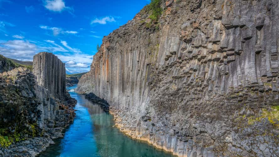 Stuðlagil Basalt Canyon